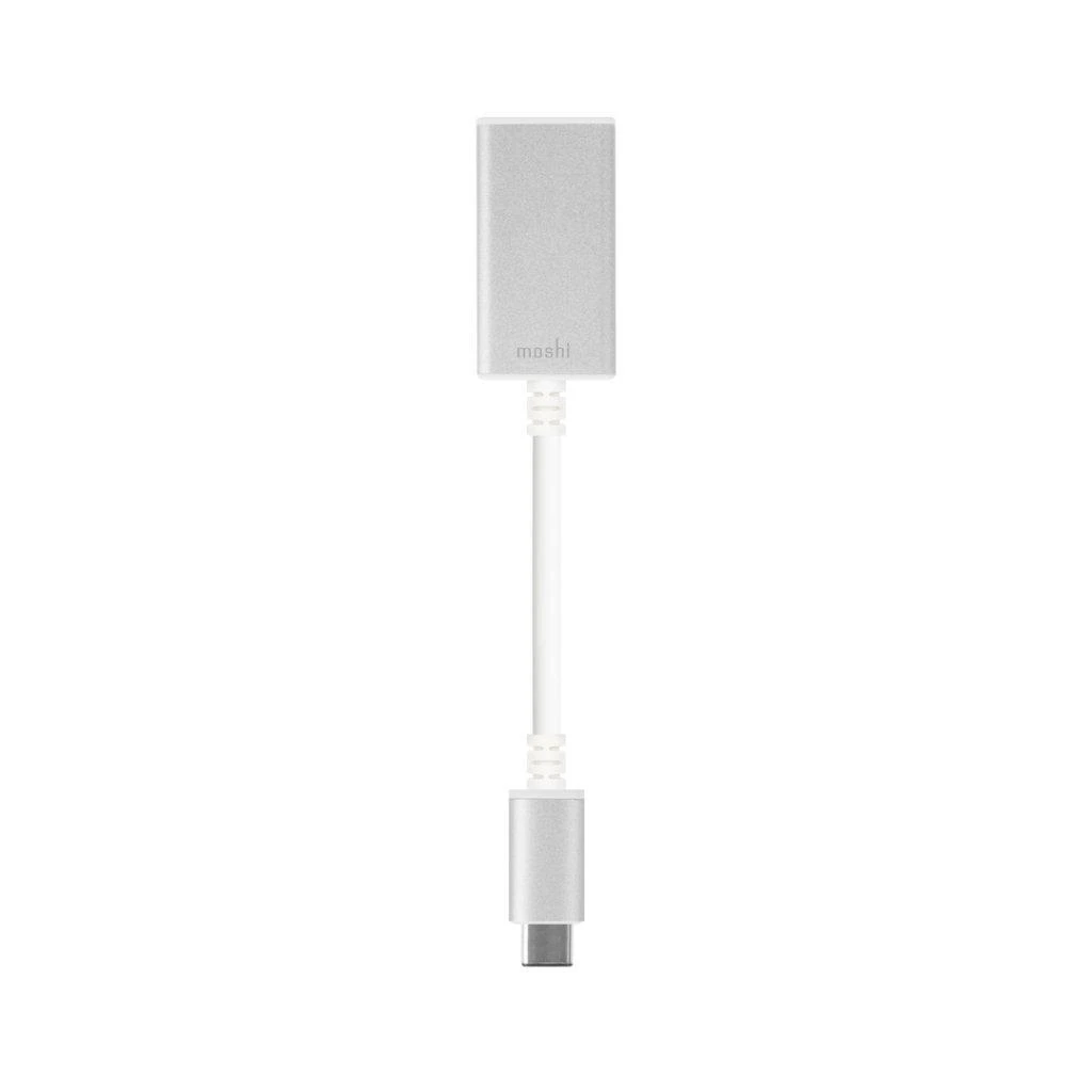 Adapteris USB Moshi USB-A - USB-C Sidabrinė (MI-USBC)