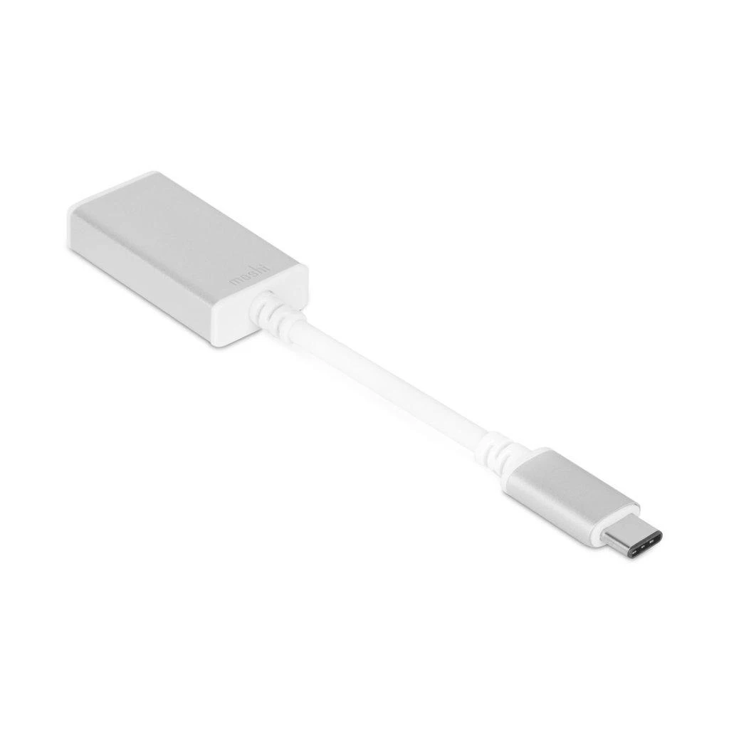 Adapteris USB Moshi USB-A - USB-C Sidabrinė (MI-USBC)