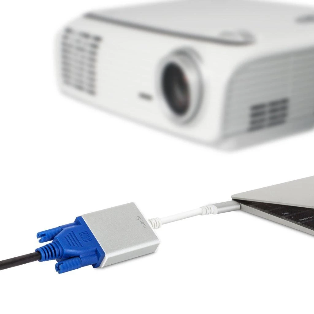 Adapteris USB Moshi USB-C - VGA Sidabrinė (MI-USBC-VGA)