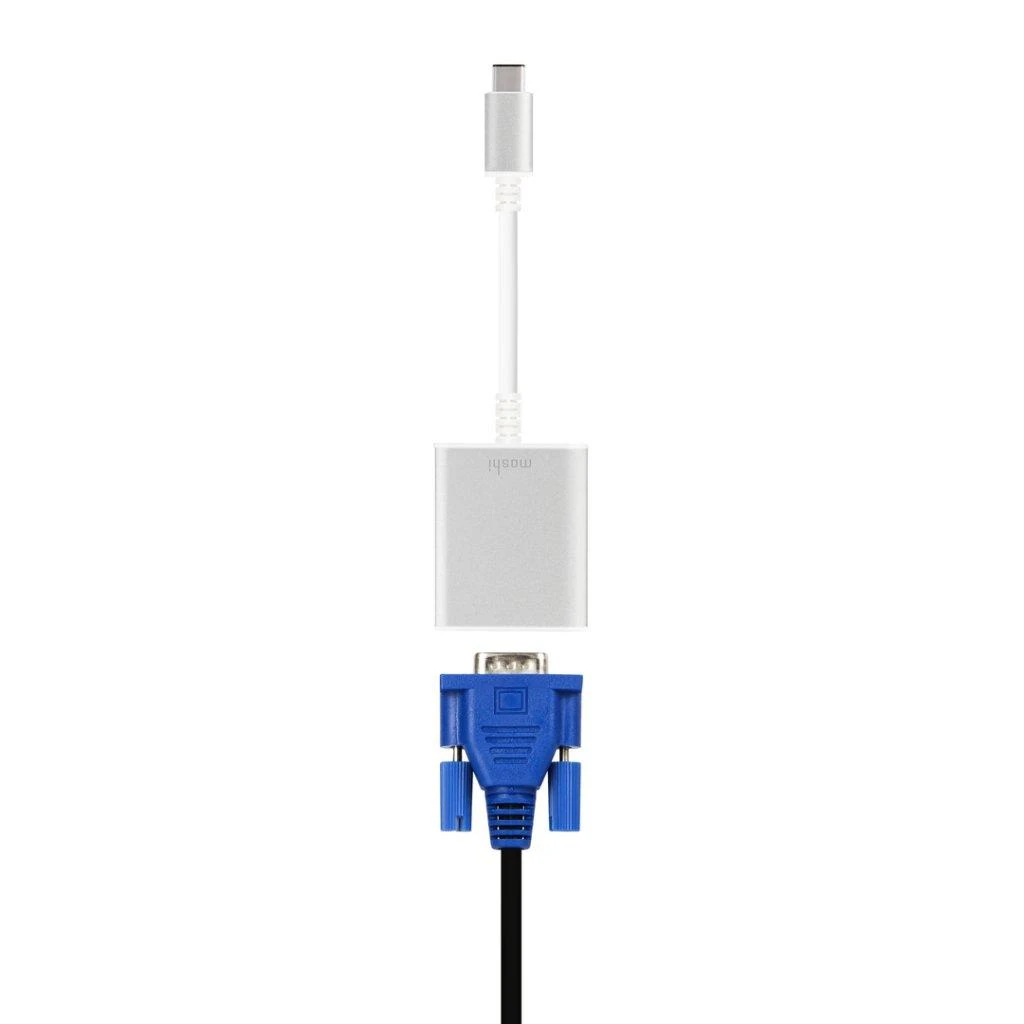 Adapteris USB Moshi USB-C - VGA Sidabrinė (MI-USBC-VGA)