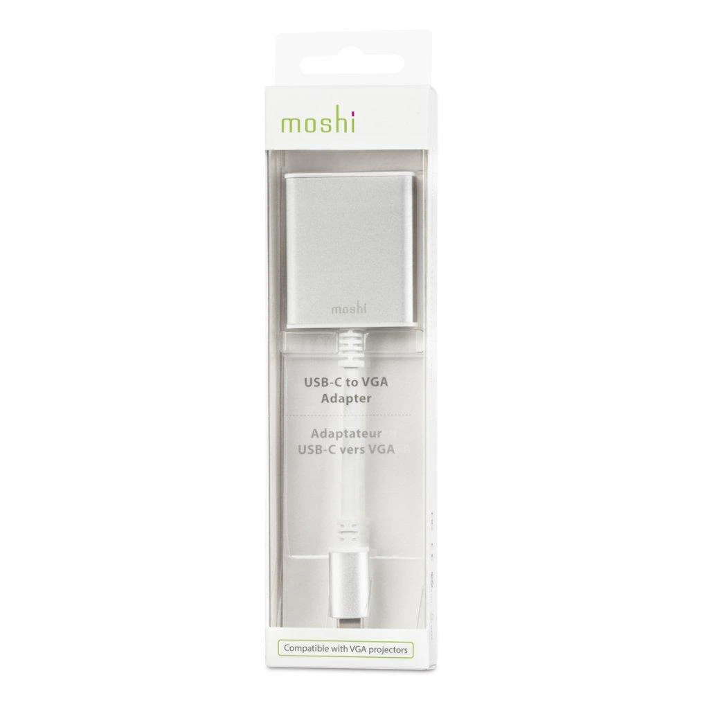 Adapteris USB Moshi USB-C - VGA Sidabrinė (MI-USBC-VGA)