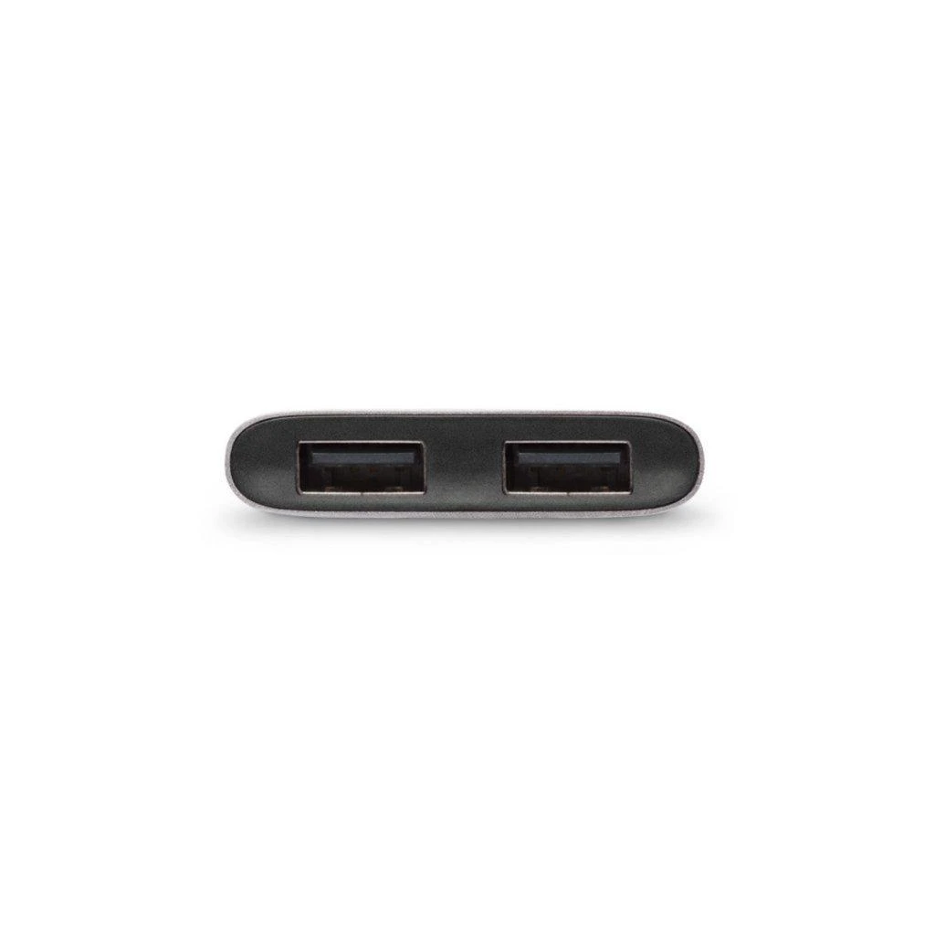 Moshi USB-C dvigubas USB-A adapteris, titano pilkas
