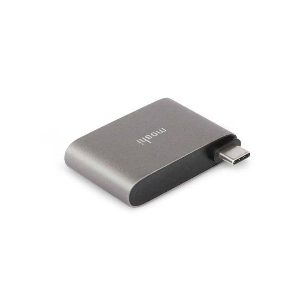 Moshi USB-C dvigubas USB-A adapteris, titano pilkas