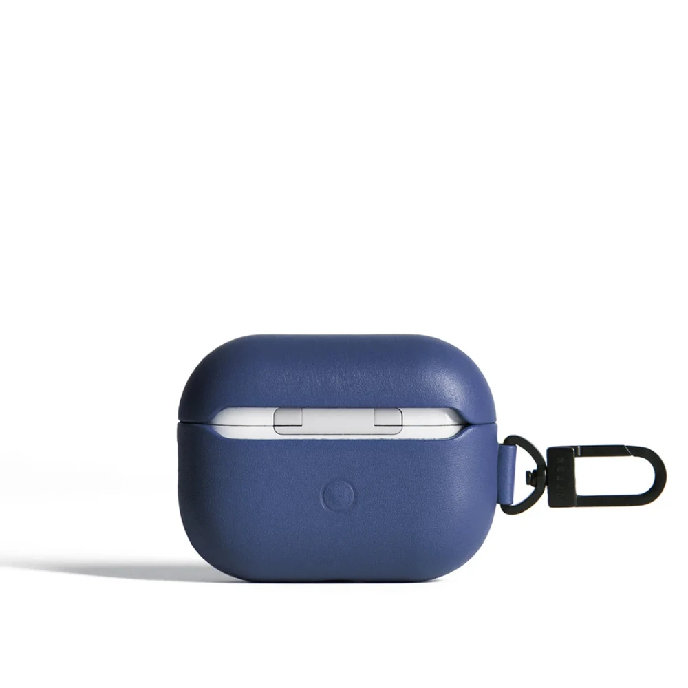 Mujjo AirPods Pro 2 dėklas su karabinu mėlynas