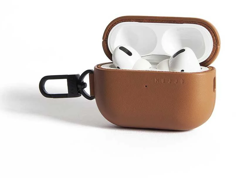 Mujjo odinis dėklas AirPods Pro 2 atidarytas