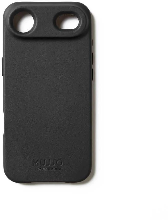 Carruzzo Mujjo Odinis dėklas - etui skórzane do iPhone Air kompatybilne su MagSafe (juodas)