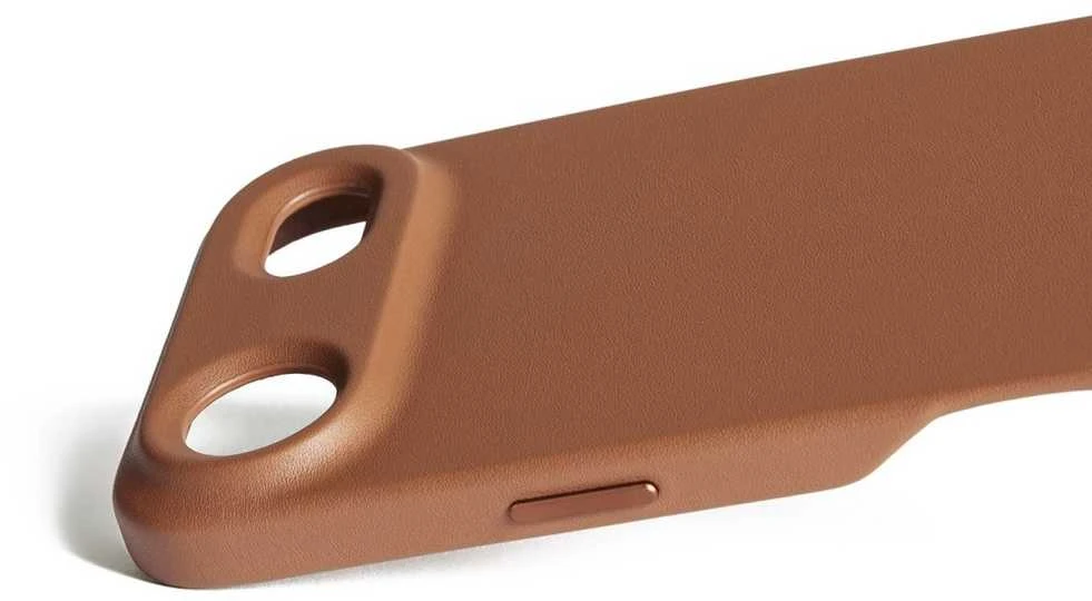 Mujjo Full Odinis dėklas for iPhone 17 Air - Tan