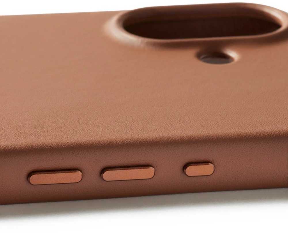 Mujjo Full Odinis dėklas MagSafe Case for iPhone 17 Brown