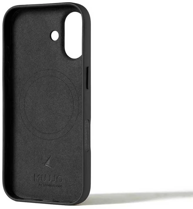 Mujjo Full Odinis dėklas MagSafe Case for iPhone 17 Juodas
