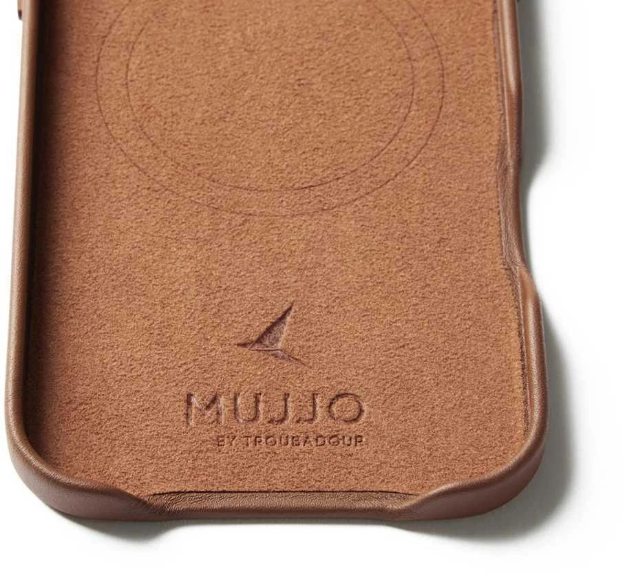 Mujjo Full Odinis dėklas for iPhone 17 Air - Tan