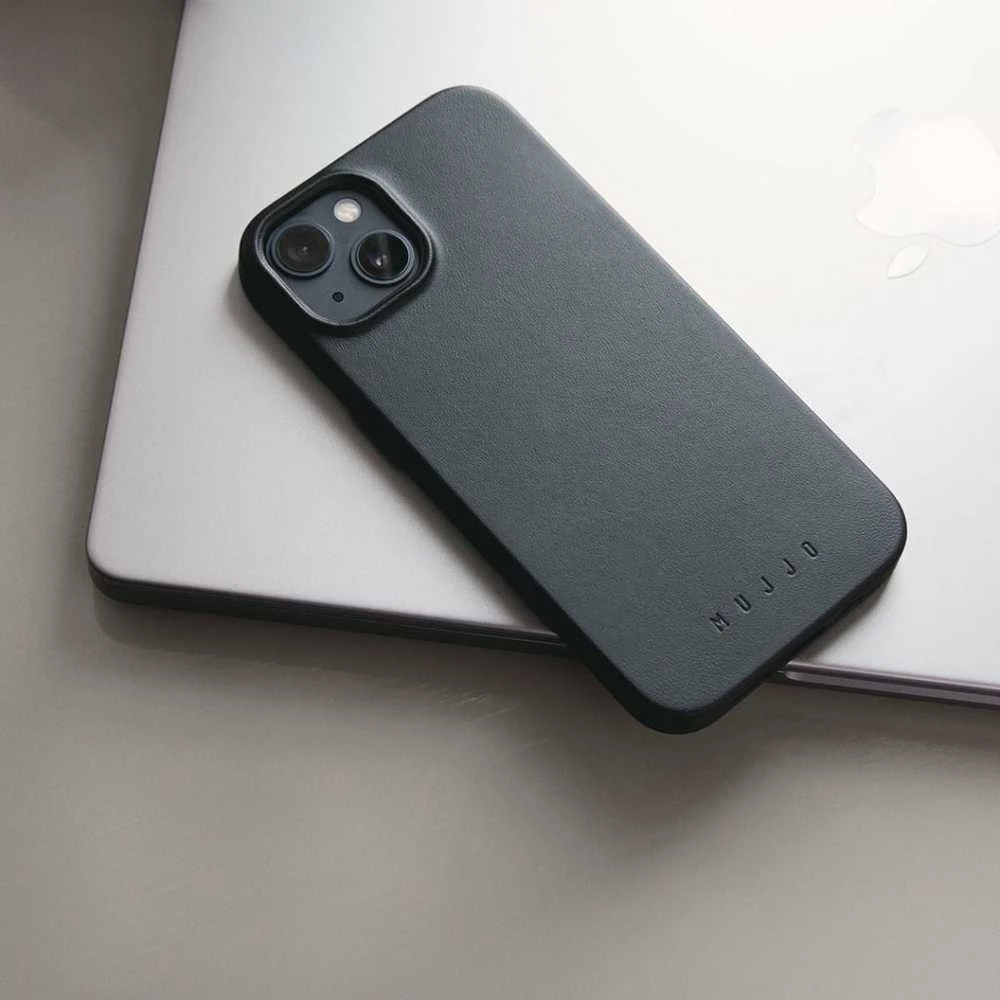 Mujjo Full Odinis dėklas with MagSafe for iPhone 14 Pro Max - Juodas