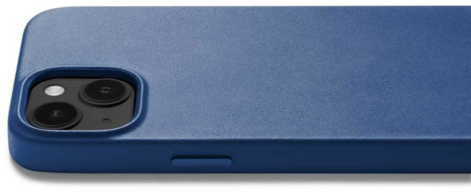 Mujjo Full Odinis dėklas with MagSafe for iPhone 14 - Monaco Mėlyna
