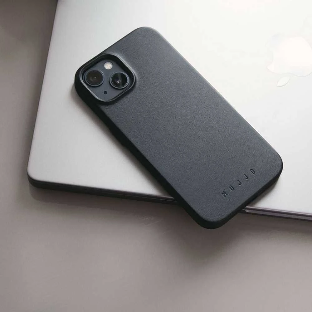 Mujjo Full Odinis dėklas with MagSafe for iPhone 14 Pro Max - Juodas