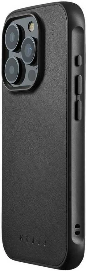 Troubadour Goods „Mujjo Shield“ dėklas – „iPhone 15 Pro“ dėklas, suderinamas su „MagSafe“ (juodas)
