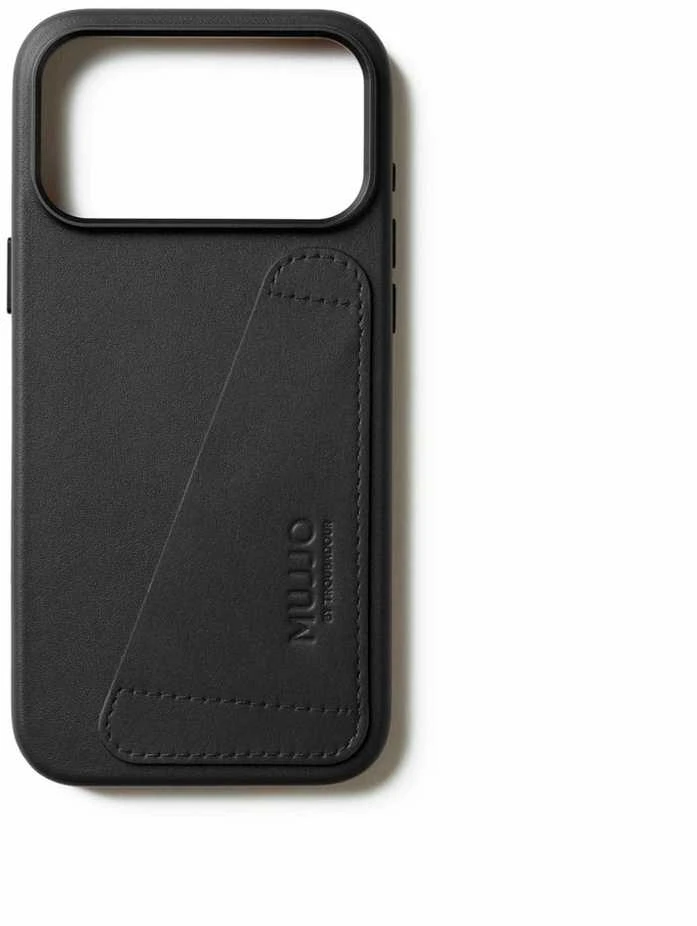 Carruzzo Mujjo Leather Wallet Case mobiliojo telefono dėklas 17,5 cm (6.9″) Piniginės tipo Juoda