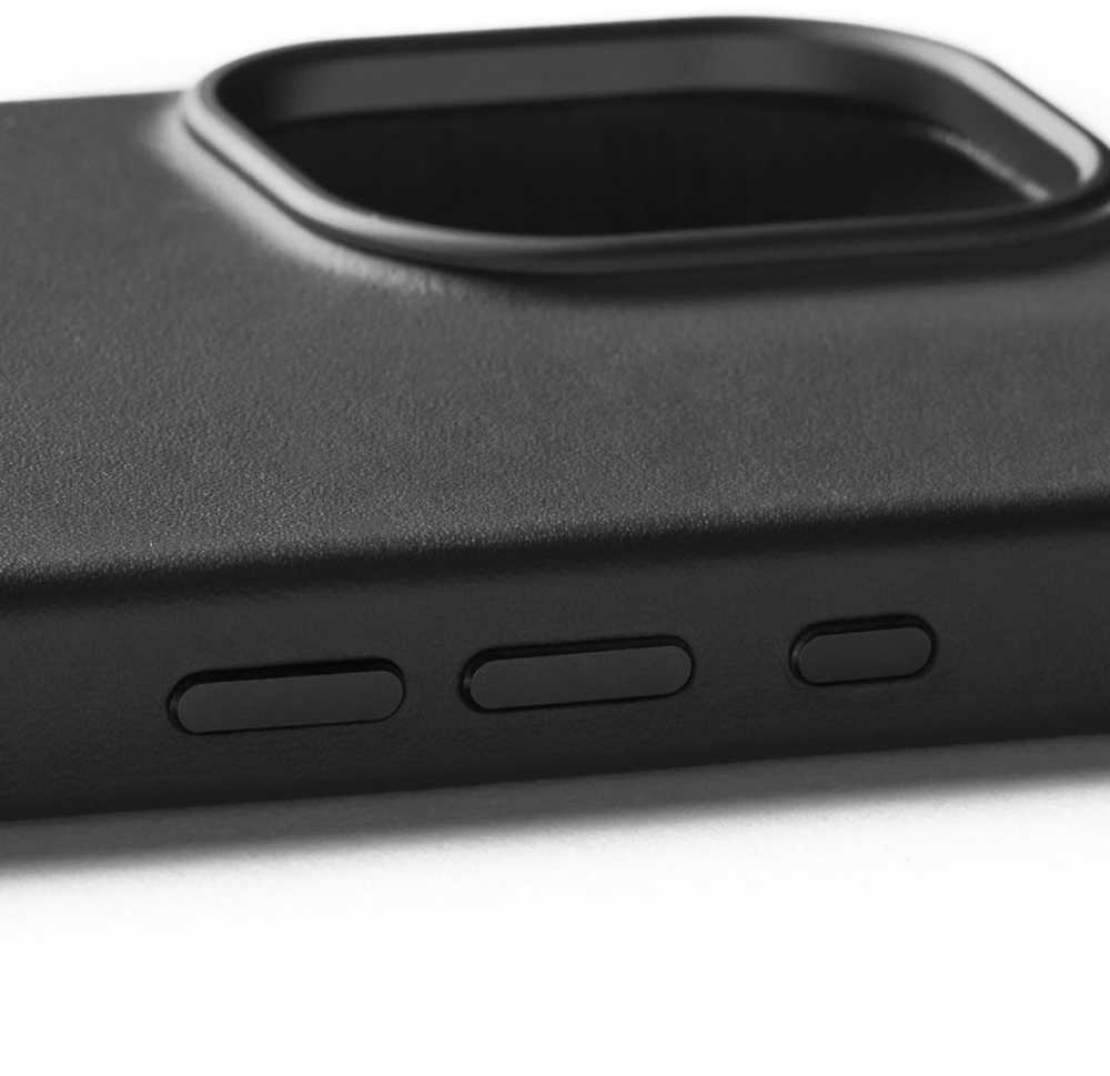 Troubadour Goods Limited Mujjo Full Odinis dėklas - etui skórzane do iPhone 16 kompatybilne su MagSafe (juodas)