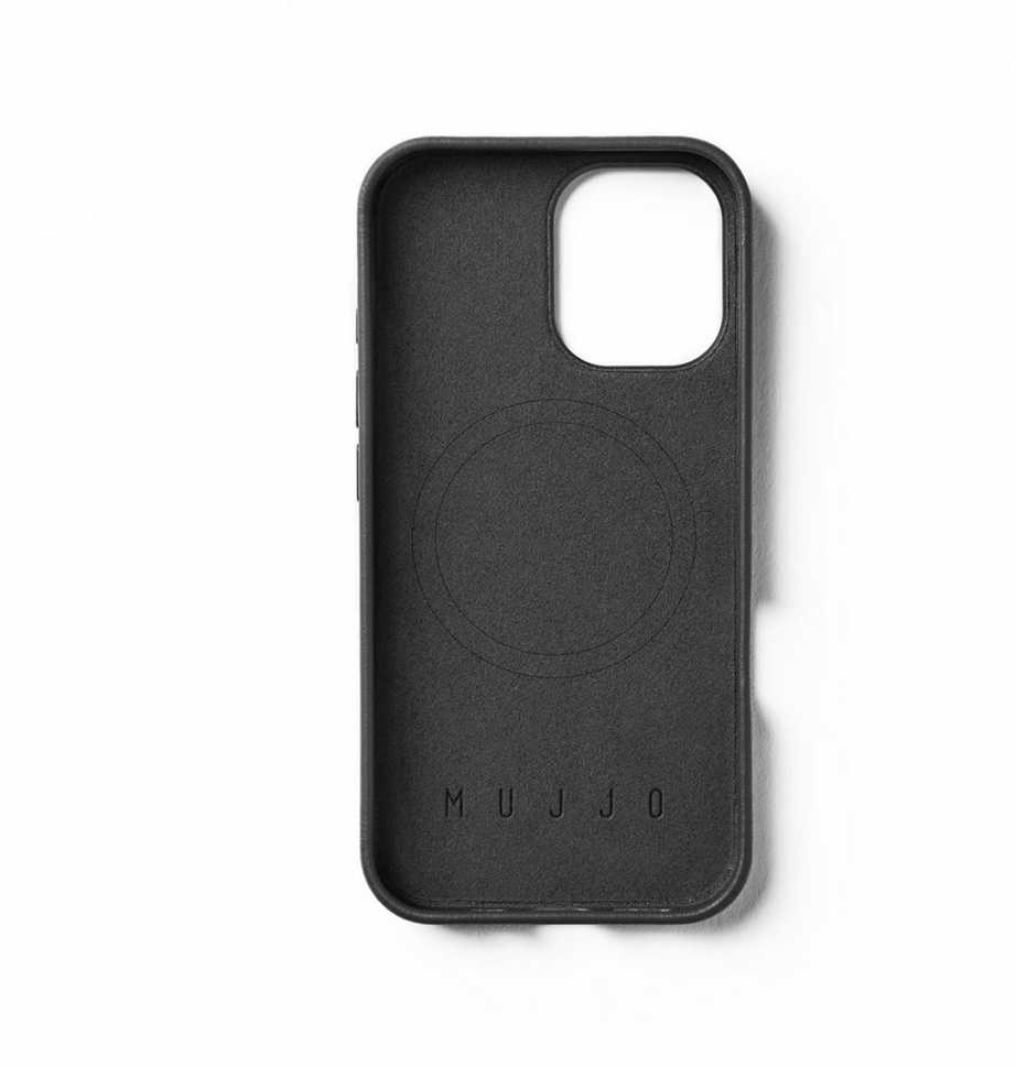 Troubadour Goods Limited Mujjo Full Odinis dėklas - etui skórzane do iPhone 16 kompatybilne su MagSafe (juodas)