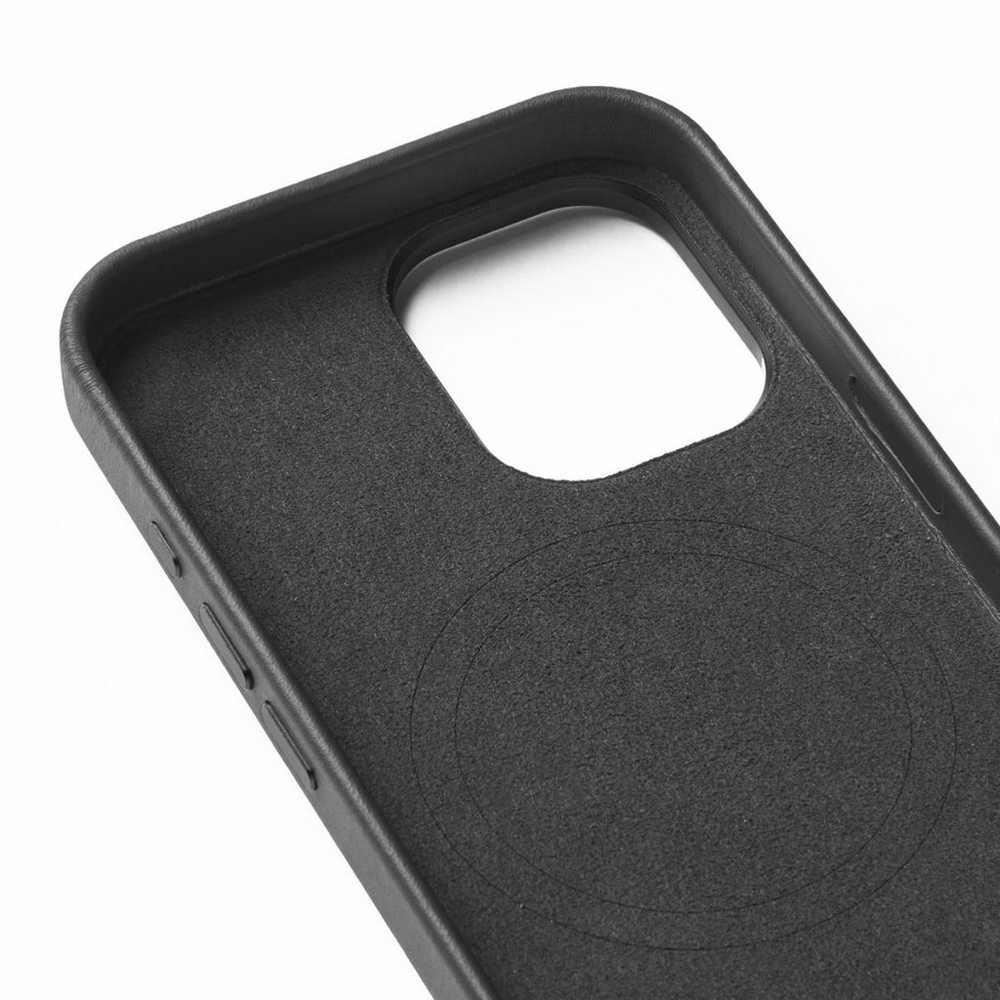 Troubadour Goods Limited Mujjo Full Odinis dėklas - etui skórzane do iPhone 16 kompatybilne su MagSafe (juodas)