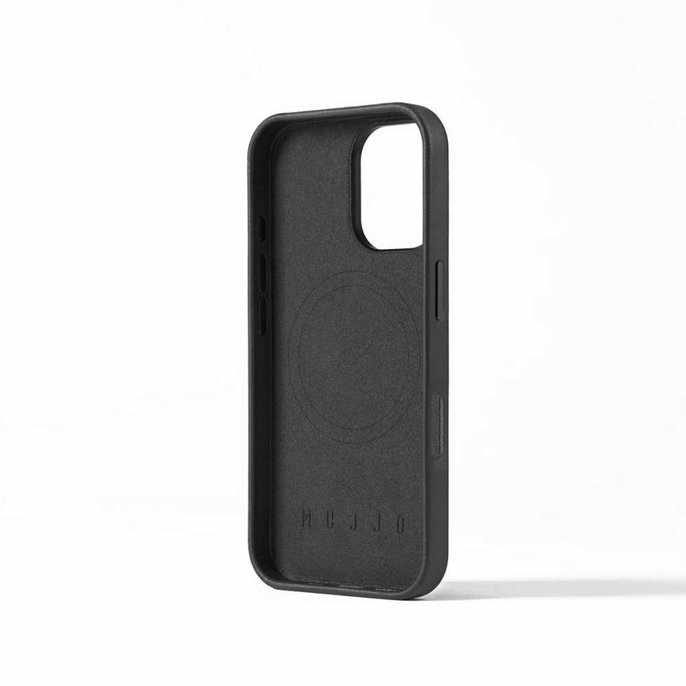 Troubadour Goods Limited Mujjo Full Odinis dėklas - etui skórzane do iPhone 16 kompatybilne su MagSafe (juodas)