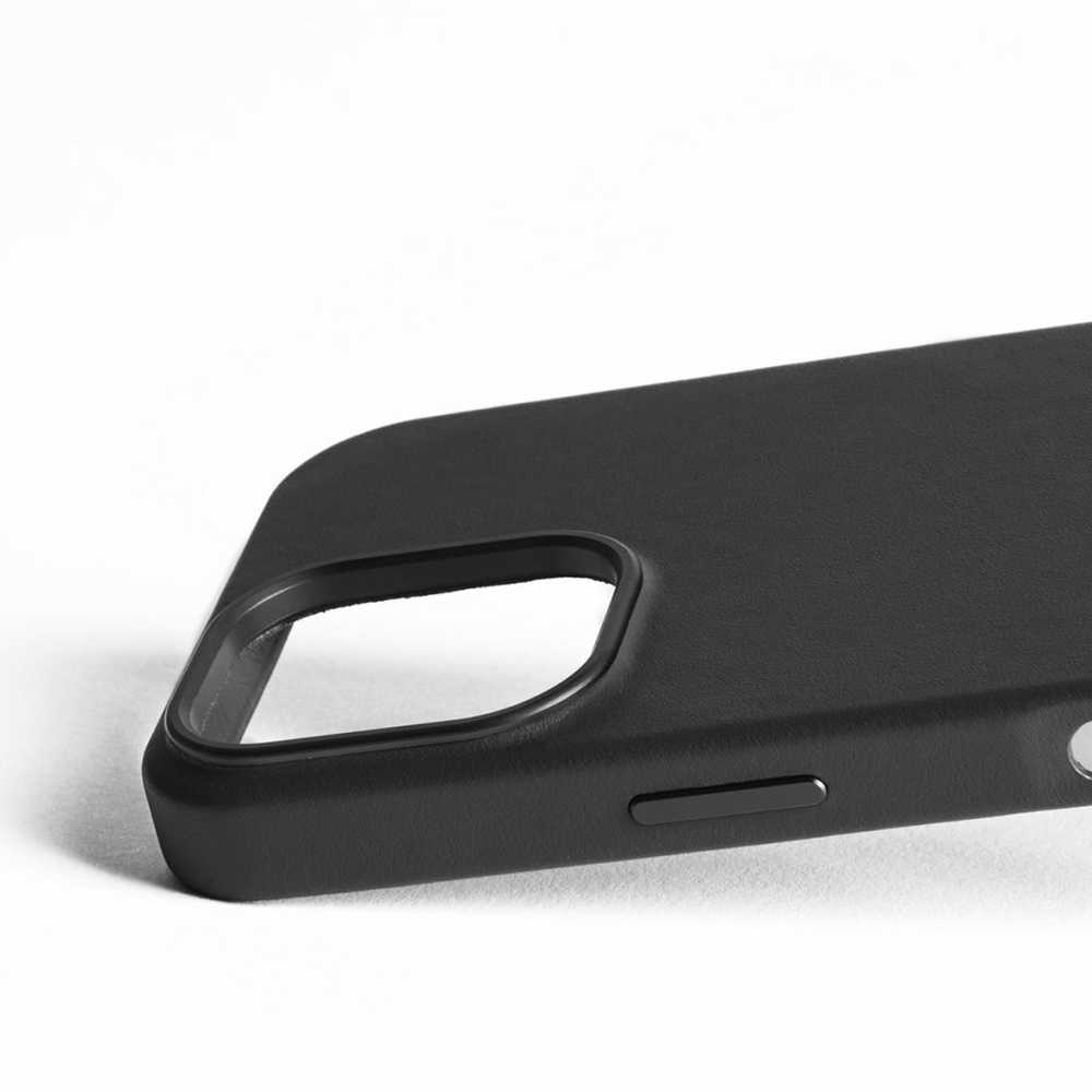 Troubadour Goods Limited Mujjo Full Odinis dėklas - etui skórzane do iPhone 16 kompatybilne su MagSafe (juodas)