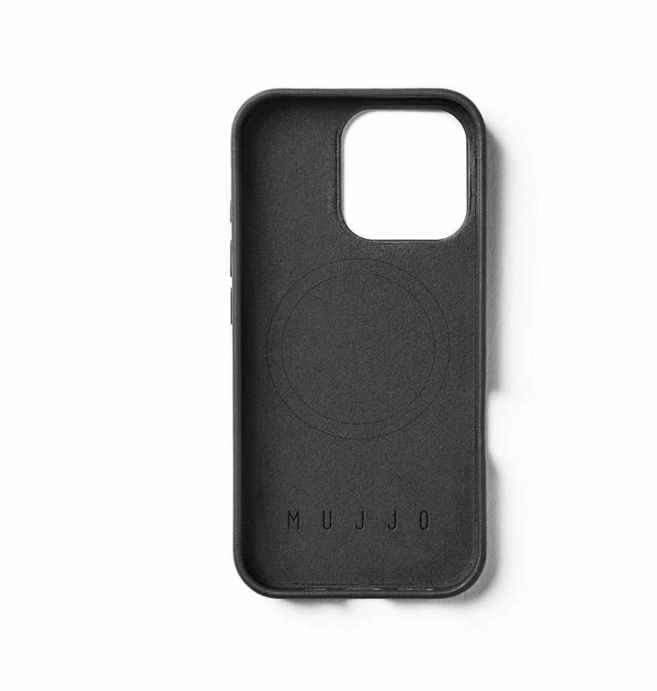 Mujjo Odinis dėklas iPhone 16 Pro juodas