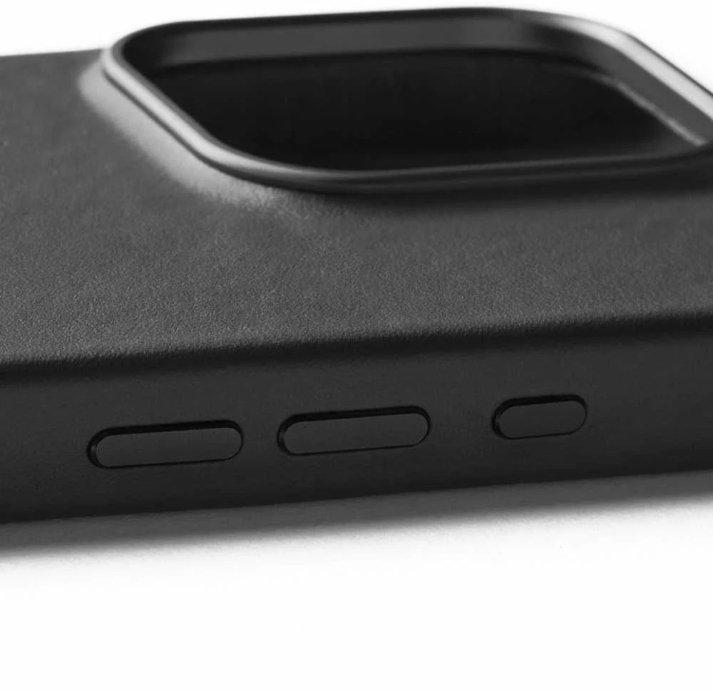 Mujjo Odinis dėklas iPhone 16 Pro juodas