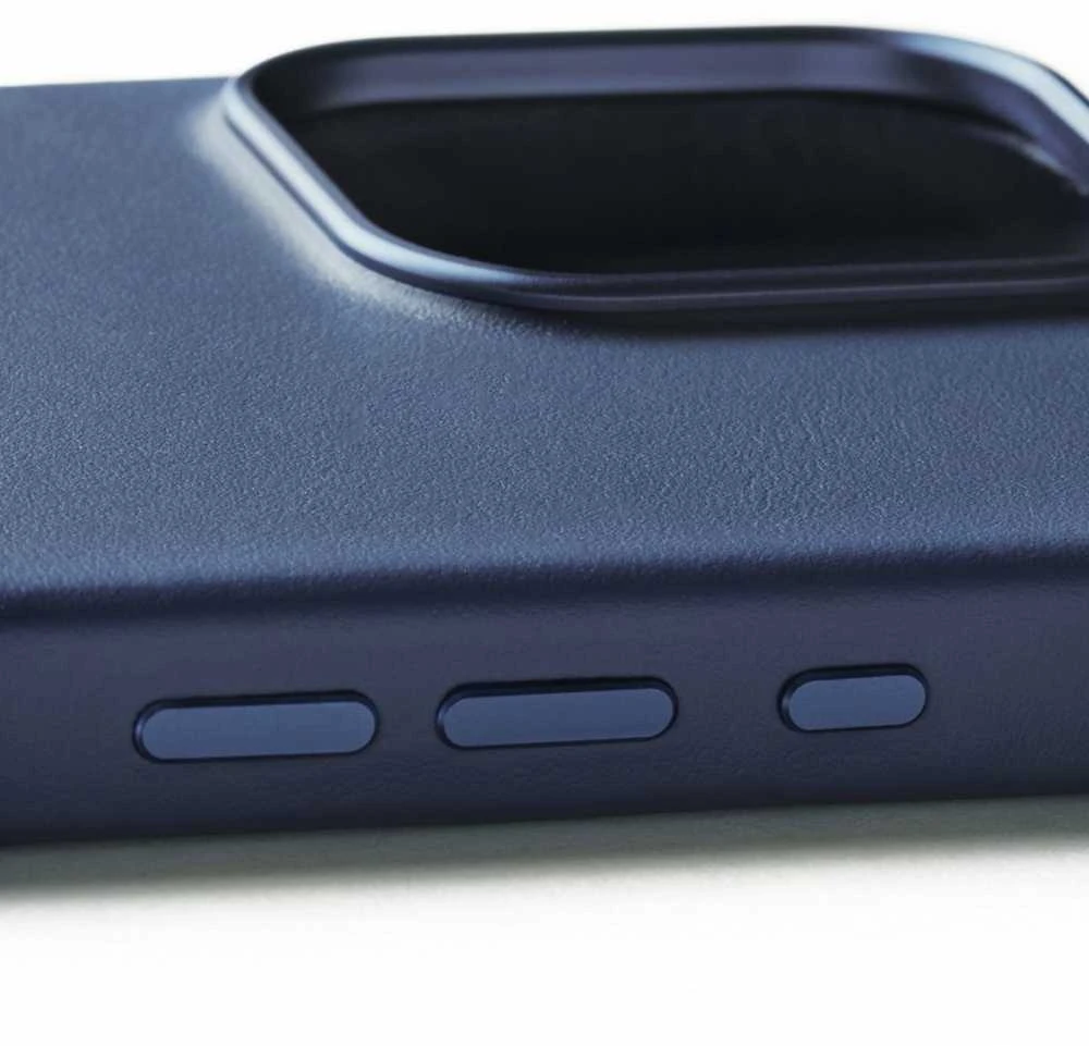 Troubadour Goods Limited Mujjo Odinis dėklas - etui skórzane do iPhone 16 Pro Max kompatybilne su MagSafe (monaco mėlynas)