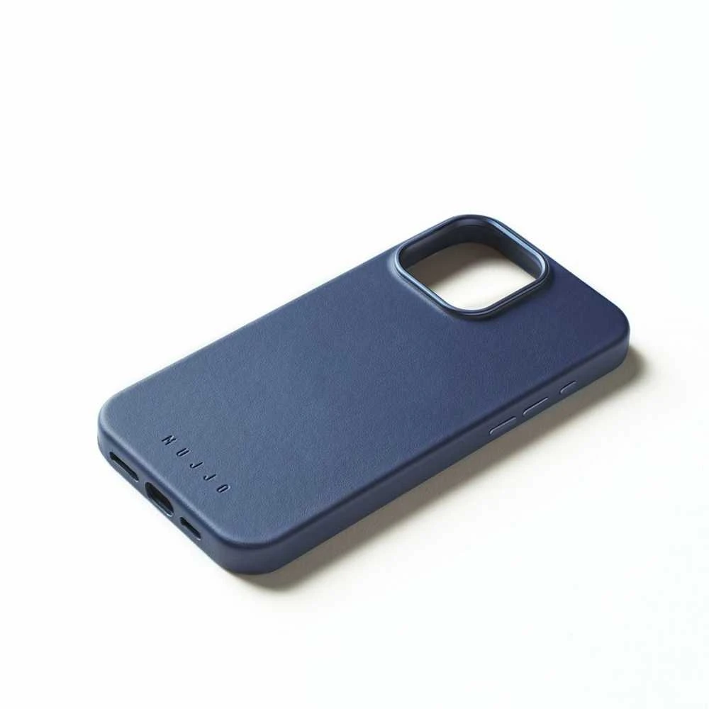 Troubadour Goods Limited Mujjo Odinis dėklas - etui skórzane do iPhone 16 Pro Max kompatybilne su MagSafe (monaco mėlynas)