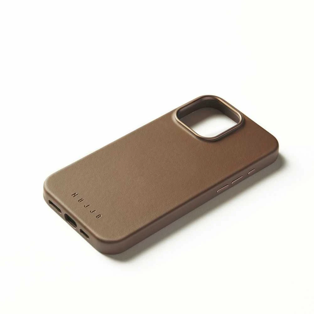 Mujjo odinis dėklas, skirtas iPhone 16 Pro Max – rudas