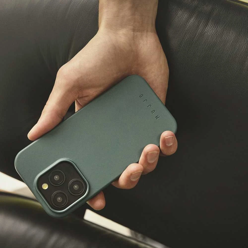 Mujjo Odinis dėklas for iPhone 16 Pro Max - Livid Žalias