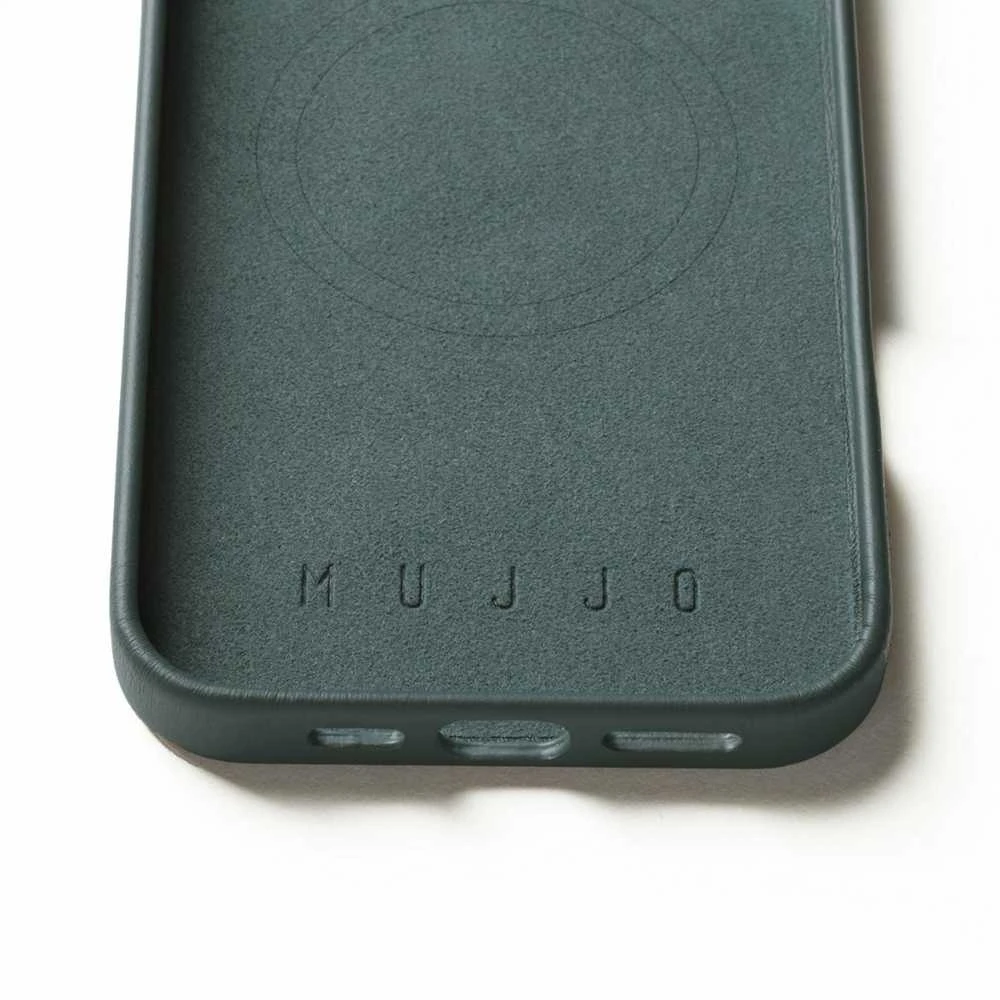 Mujjo Odinis dėklas for iPhone 16 Pro Max - Livid Žalias