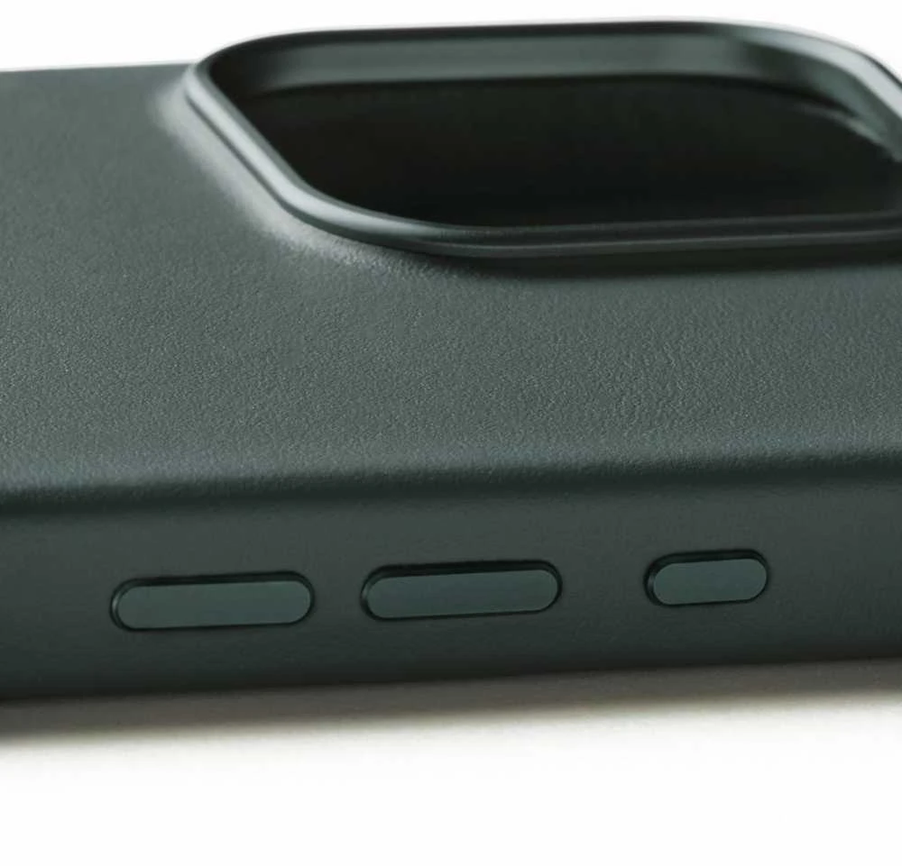 Mujjo Odinis dėklas for iPhone 16 Pro Max - Livid Žalias