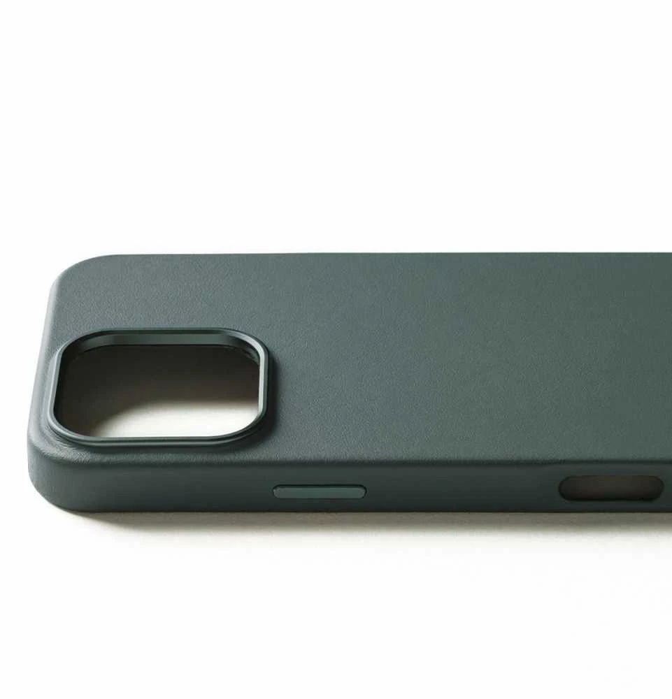 Mujjo Odinis dėklas for iPhone 16 Pro Max - Livid Žalias