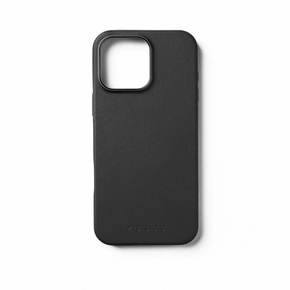 Mujjo odinis dėklas iPhone 16 Pro Max juoda