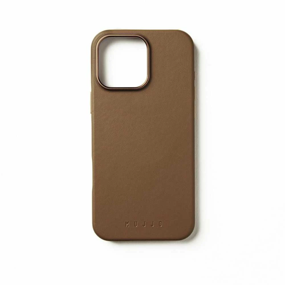 Mujjo odinis dėklas, skirtas iPhone 16 Pro Max – rudas