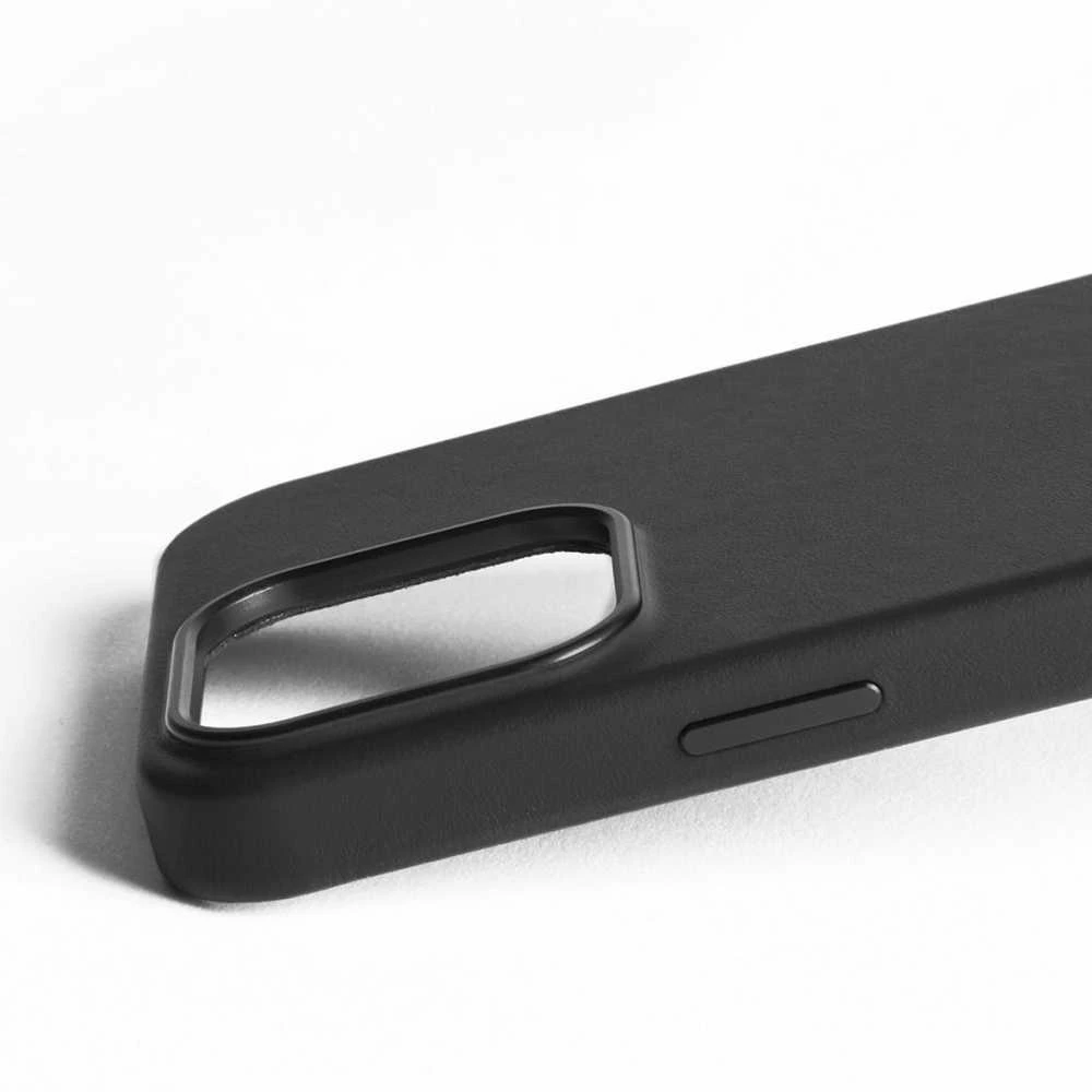 Mujjo odinis dėklas iPhone 16 Pro Max juoda
