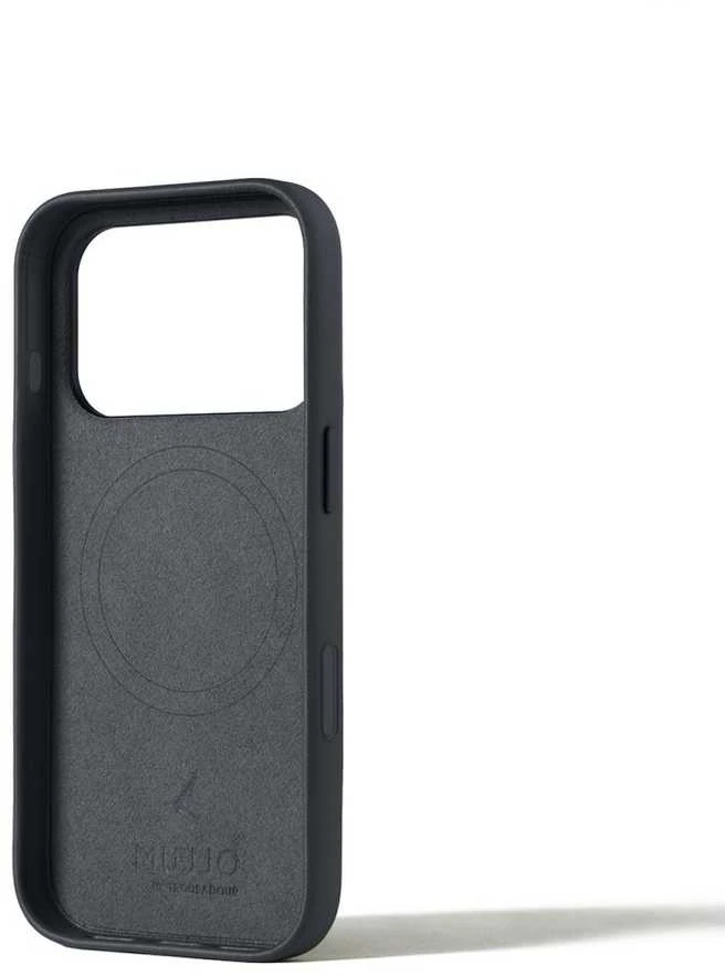 Mujjo Full Odinis dėklas MagSafe Case for iPhone 17 Pro Pilkas