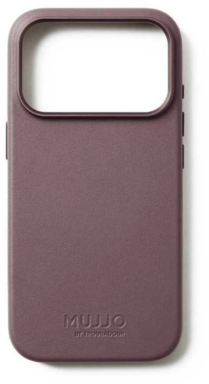 Mujjo Odinis dėklas - etui skórzane do iPhone 17 Pro kompatybilne su MagSafe (bronze red)