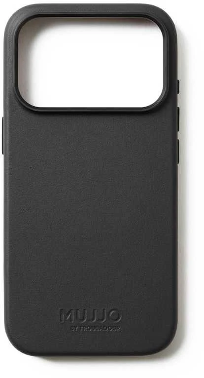 Carruzzo Mujjo Odinis dėklas - etui skórzane do iPhone 17 Pro kompatybilne su MagSafe (juodas)