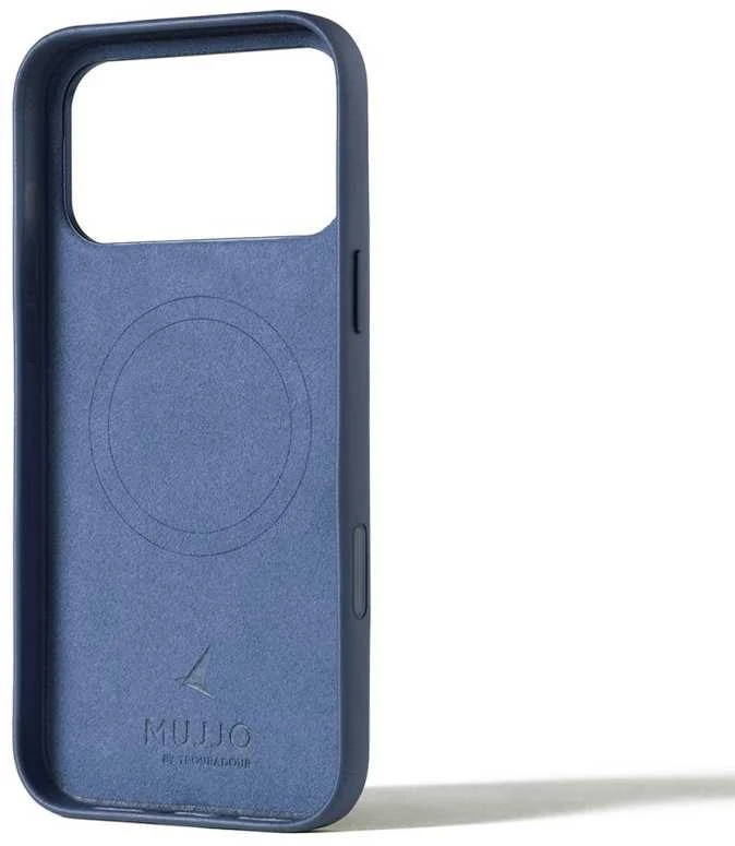 Mujjo Odinis dėklas for iPhone 17 Pro Max - Monaco Mėlyna