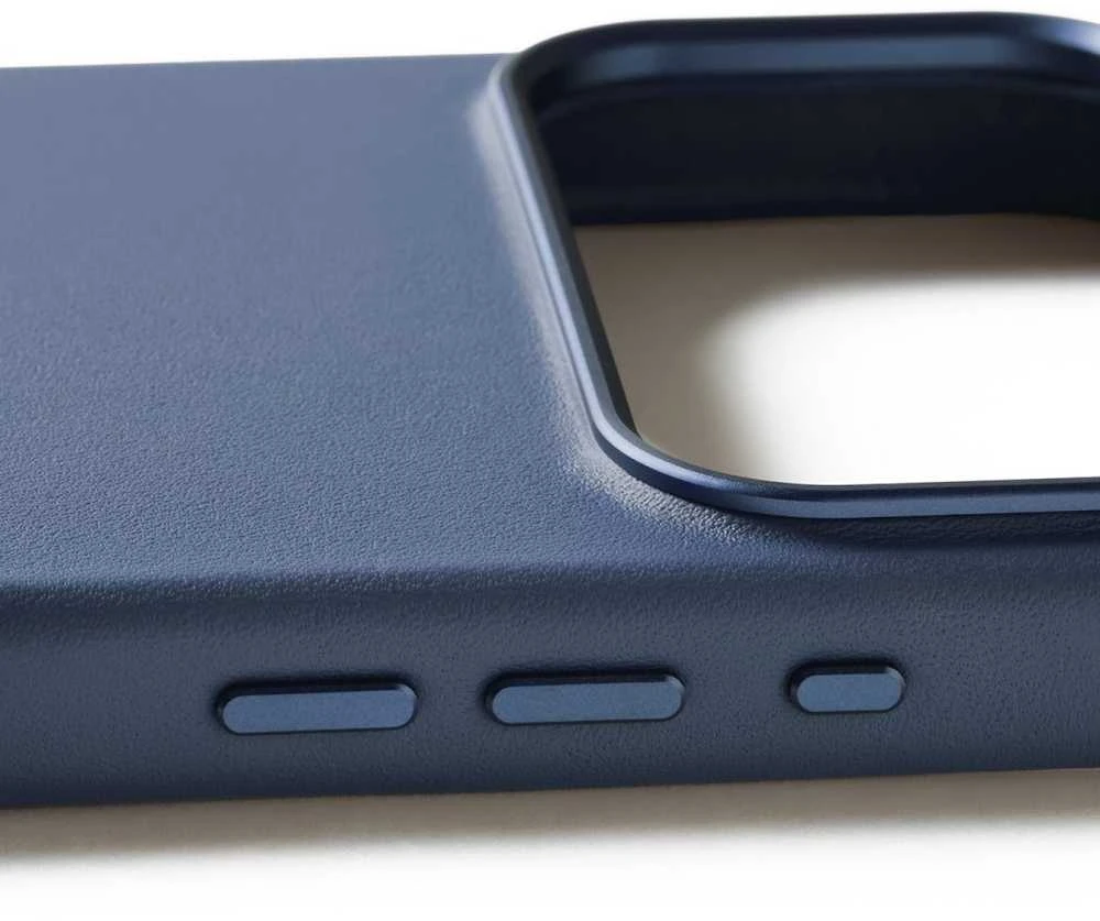Mujjo Odinis dėklas for iPhone 17 Pro Max - Monaco Mėlyna