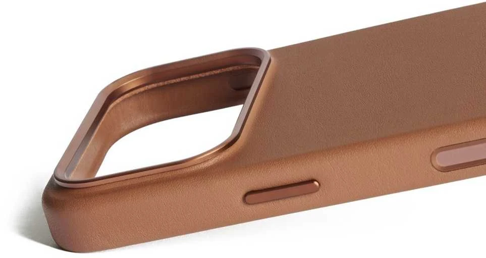 Mujjo Full Odinis dėklas MagSafe Case for iPhone 17 Pro Brown