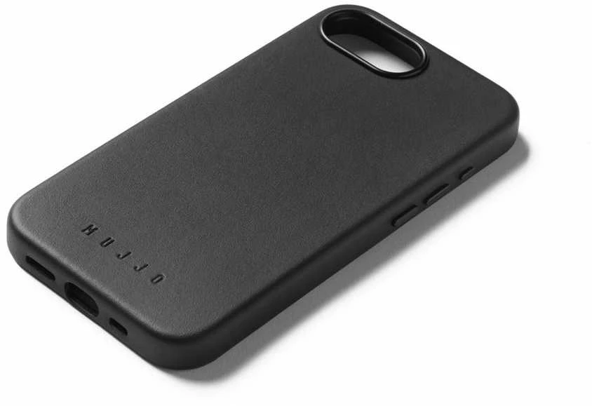 Mujjo Full Odinis dėklas - etui skórzane do iPhone 16e kompatybilne su Magsafe (juodas)