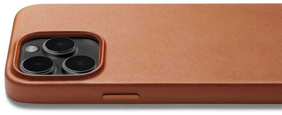 Troubadour Goods Limited Mujjo Full Odinis dėklas - skórzane etui do iPhone 14 Plus kompatybilne su MagSafe (ruda)
