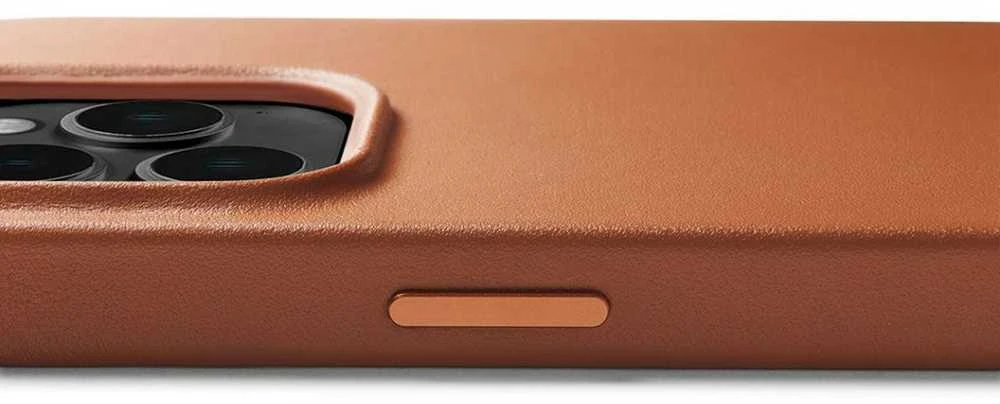 Troubadour Goods Limited Mujjo Full Odinis dėklas - skórzane etui do iPhone 14 Plus kompatybilne su MagSafe (ruda)