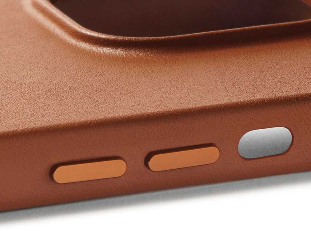 Troubadour Goods Limited Mujjo Full Odinis dėklas - etui skórzane do iPhone 14 Pro Max kompatybilne su MagSafe (tan)