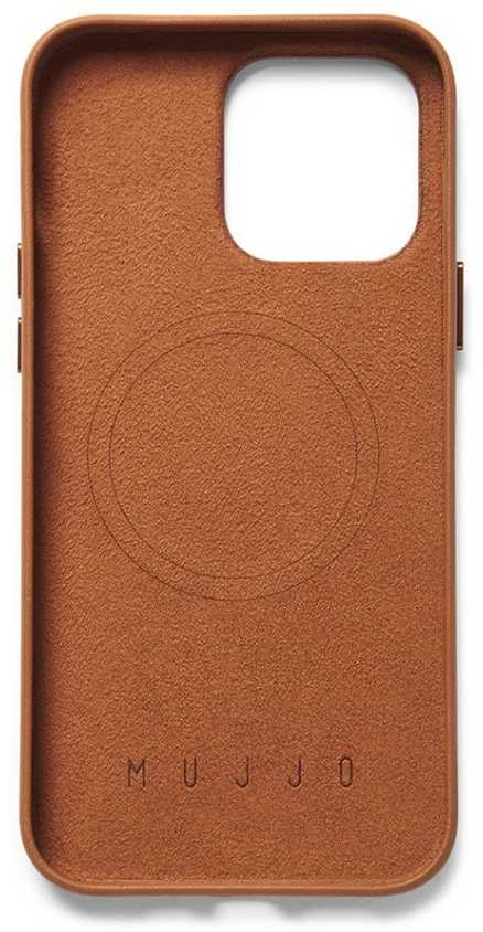 Troubadour Goods Limited Mujjo Full Odinis dėklas - etui skórzane do iPhone 14 Pro Max kompatybilne su MagSafe (tan)