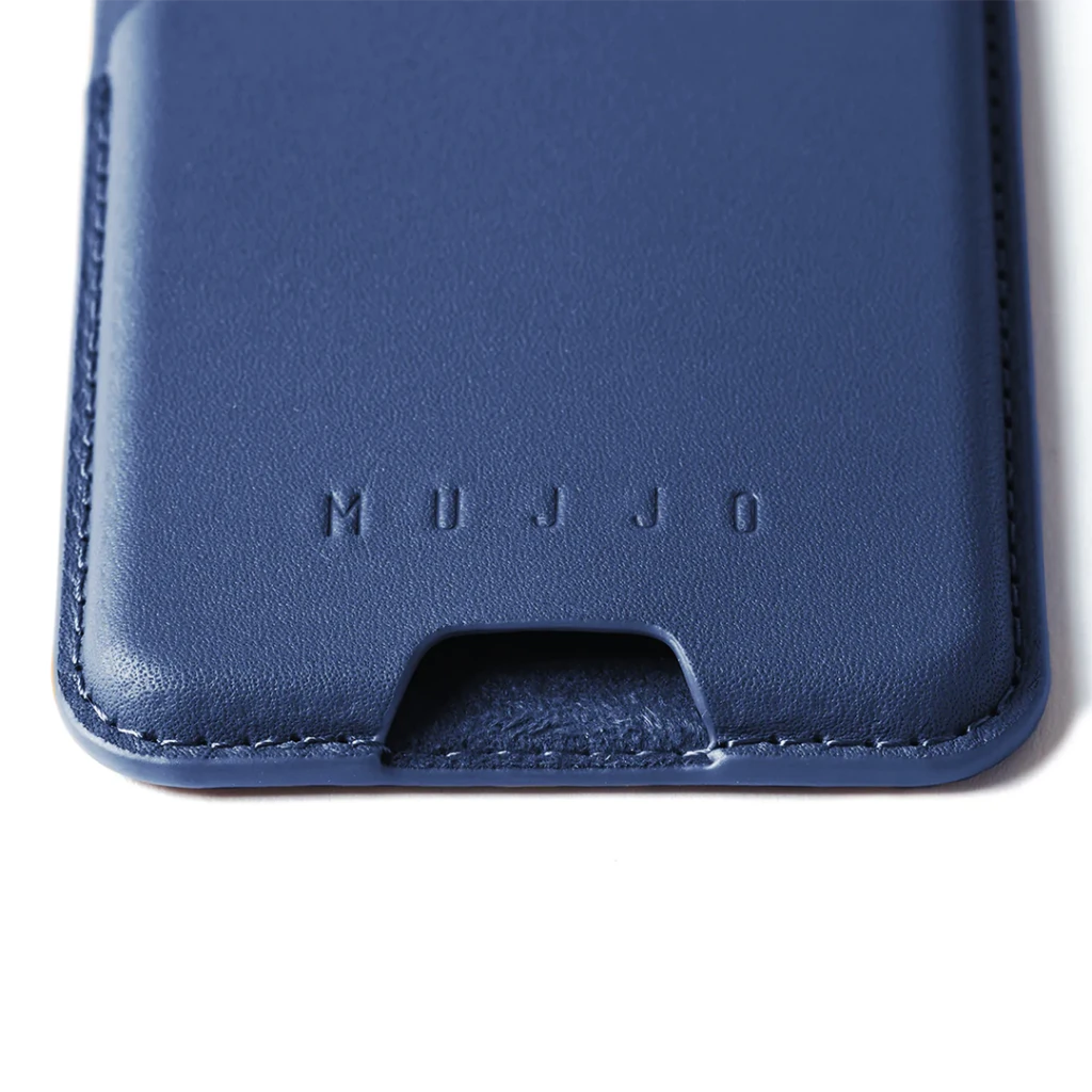 Mujjo MagSafe Leather Card Wallet - Juodas