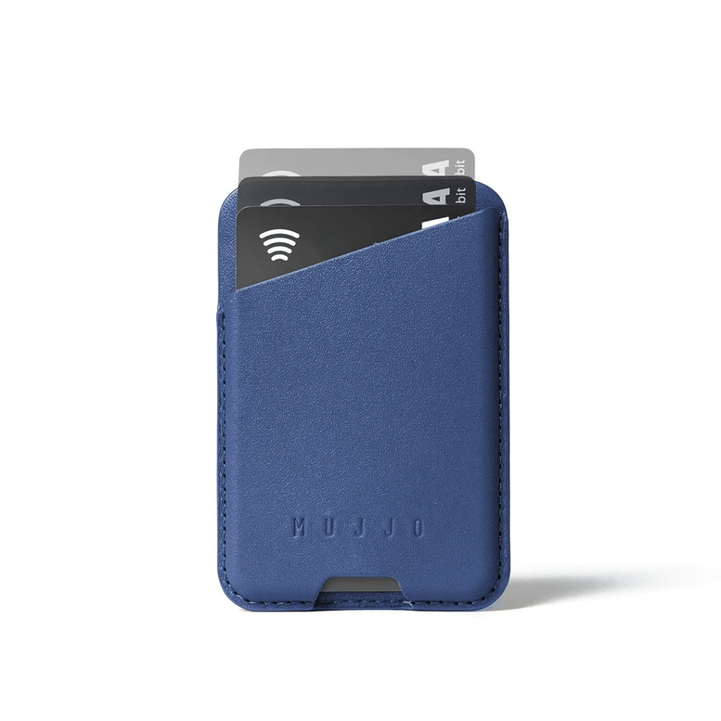 Mujjo MagSafe Leather Card Wallet - Juodas