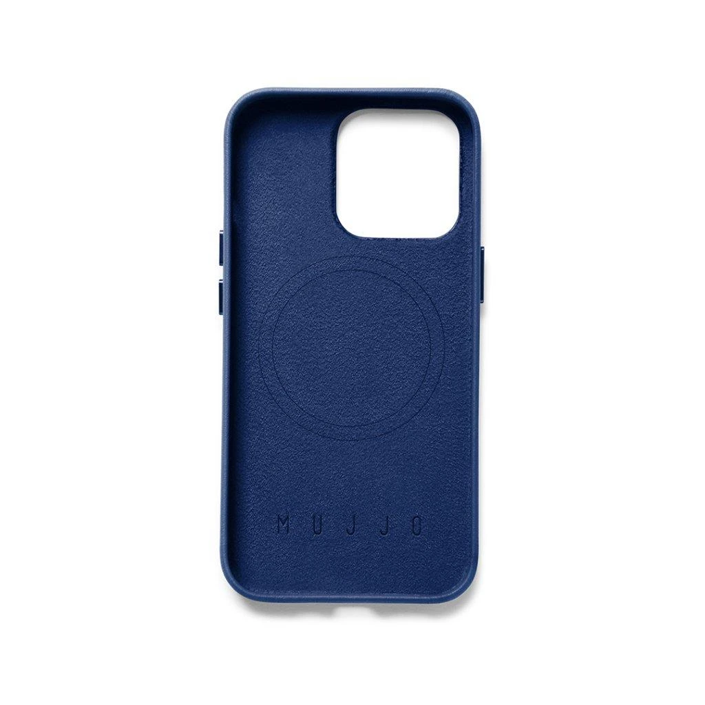Mujjo Full Odinis dėklas with MagSafe for iPhone 14 Pro - Monaco Mėlyna